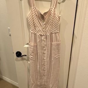 MANGO midi dress